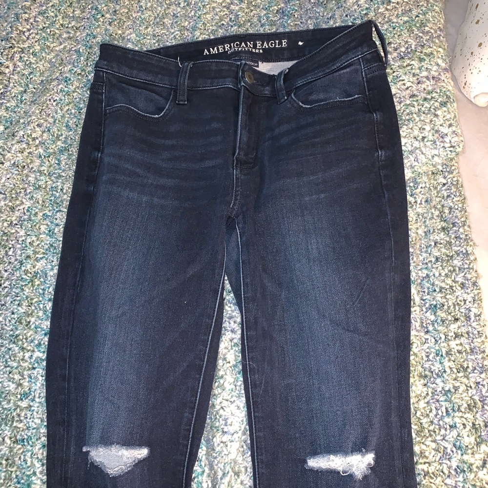 american eagle high rise jeggings